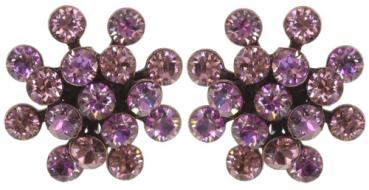 Deep Rose Magic Fireball Mini Ohrstecker